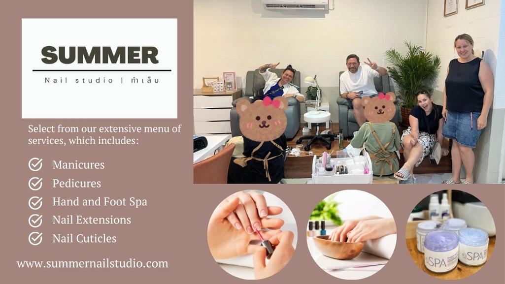 Summer Nail salon Manicures Pedicures Foot spa